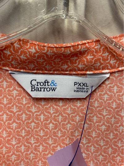 Croft & Barrow Women's Size XXL Petite Peach Dress
