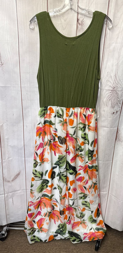 NWT Charming Charlie Women's Size L Olive Green Dress