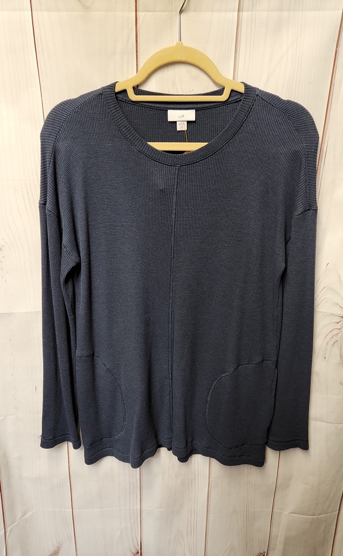J Jill Women's Size XS Petite Navy Long Sleeve Top