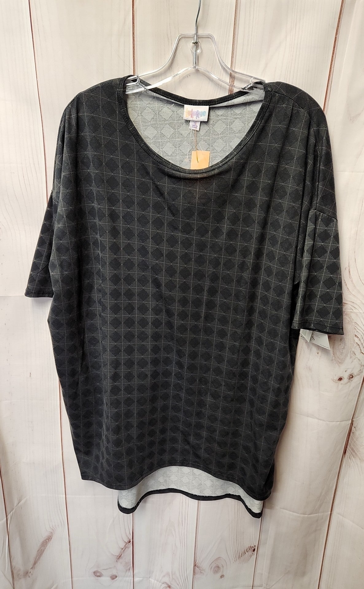 NWT Lularoe Women's Size S Gray Short Sleeve Top