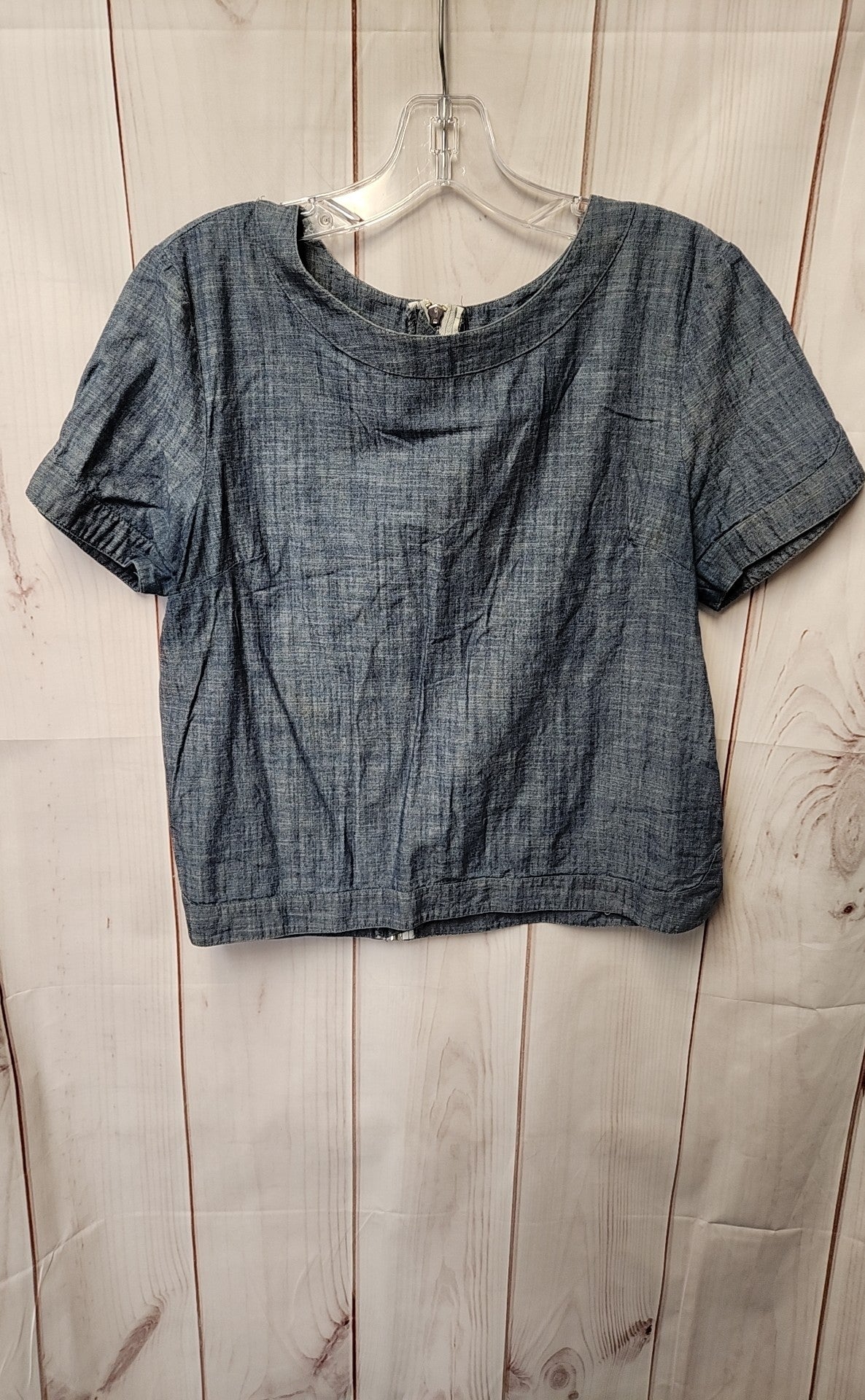 One Clothing Women's Size S Blue Short Sleeve Top