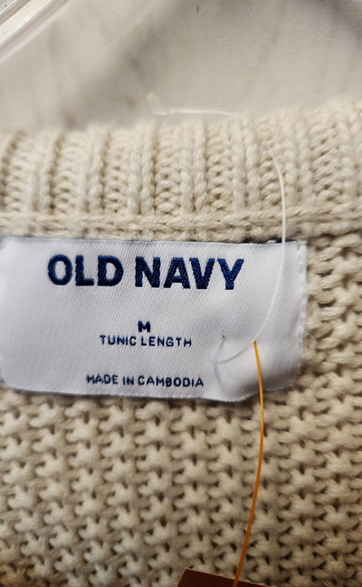 Old Navy Women's Size M White Sweater