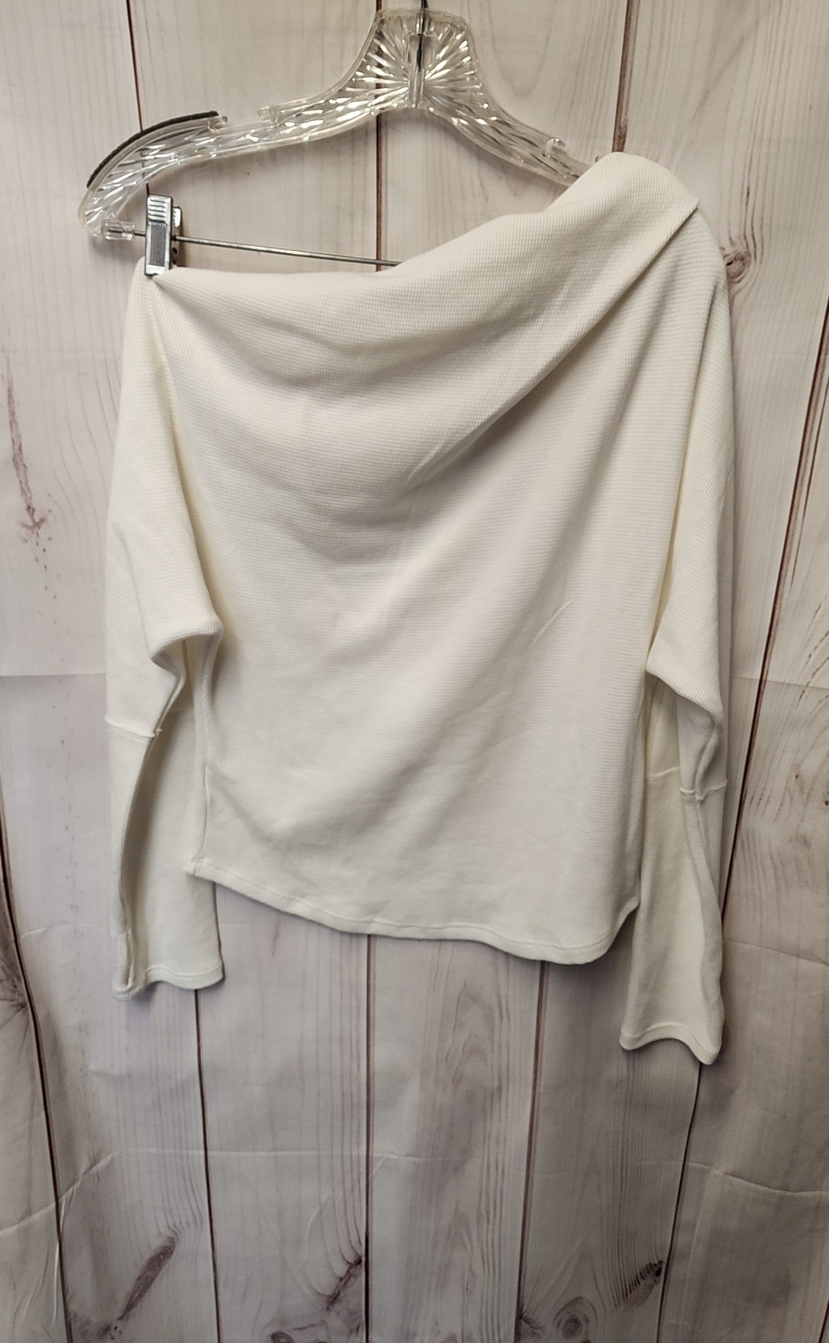 NWT We the Free Women's Size M White Long Sleeve Top