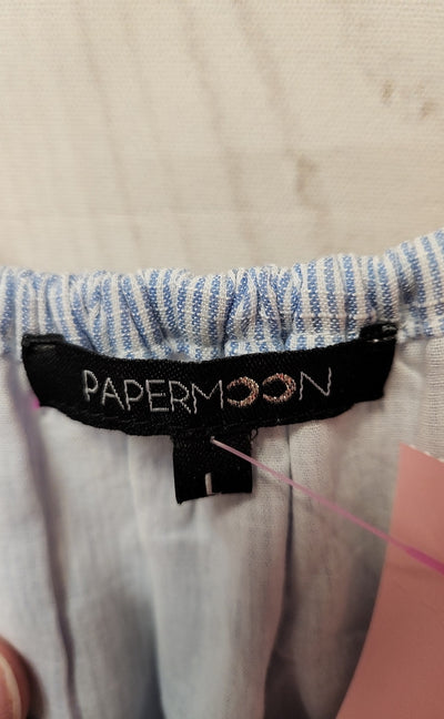 Papermoon Women's Size L Blue Dress