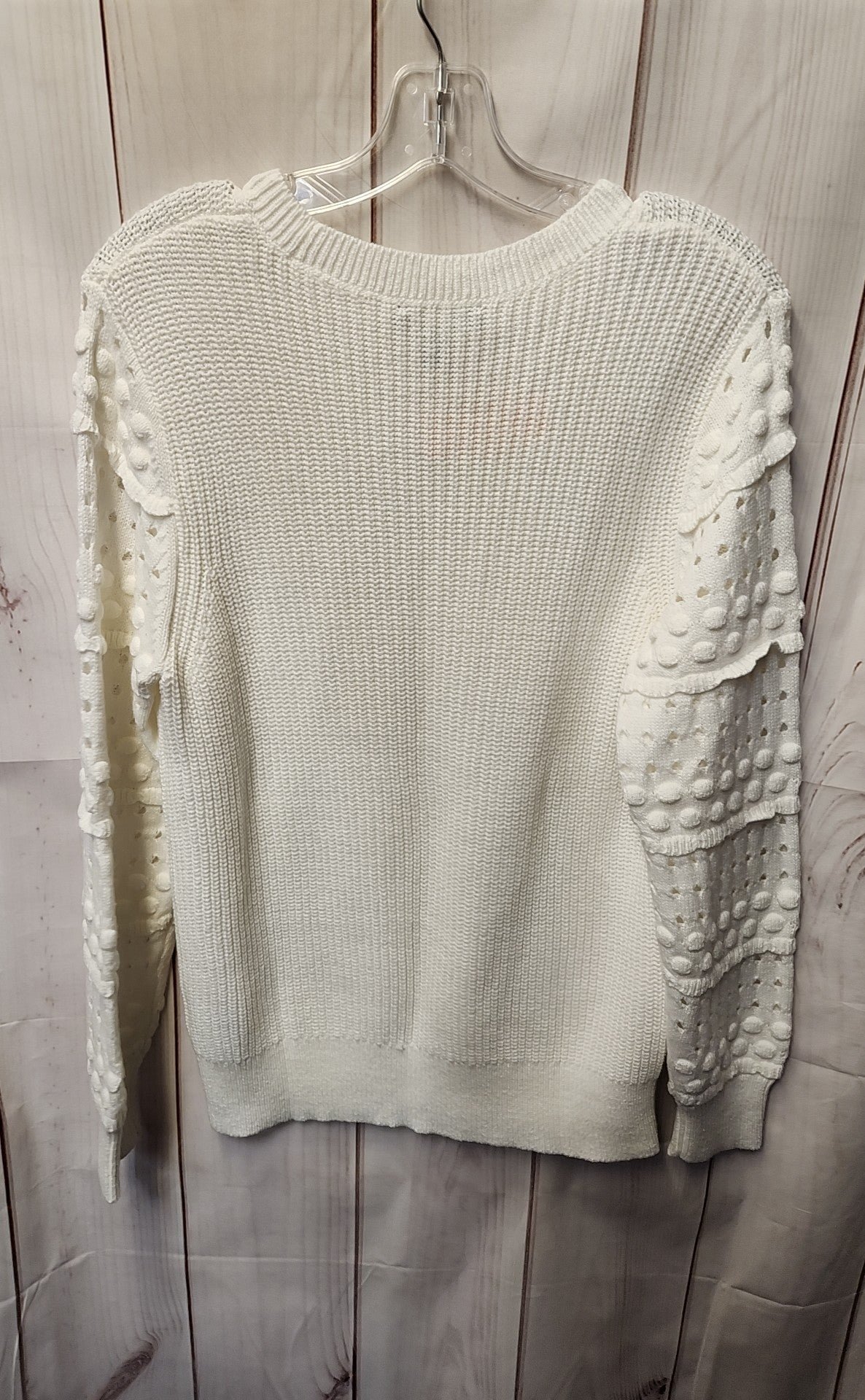 INC Women's Size L White Sweater