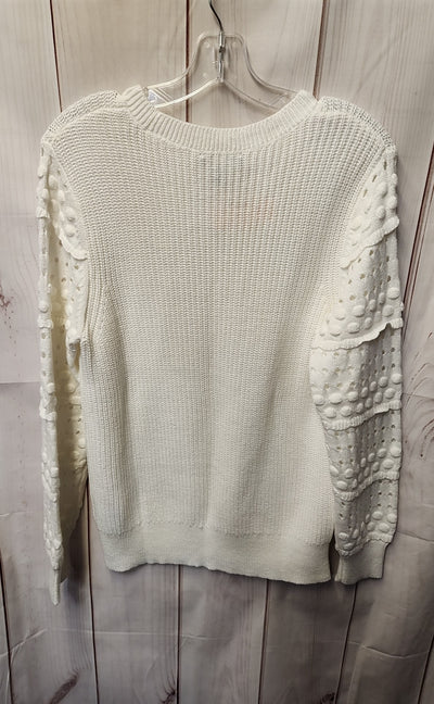 INC Women's Size L White Sweater