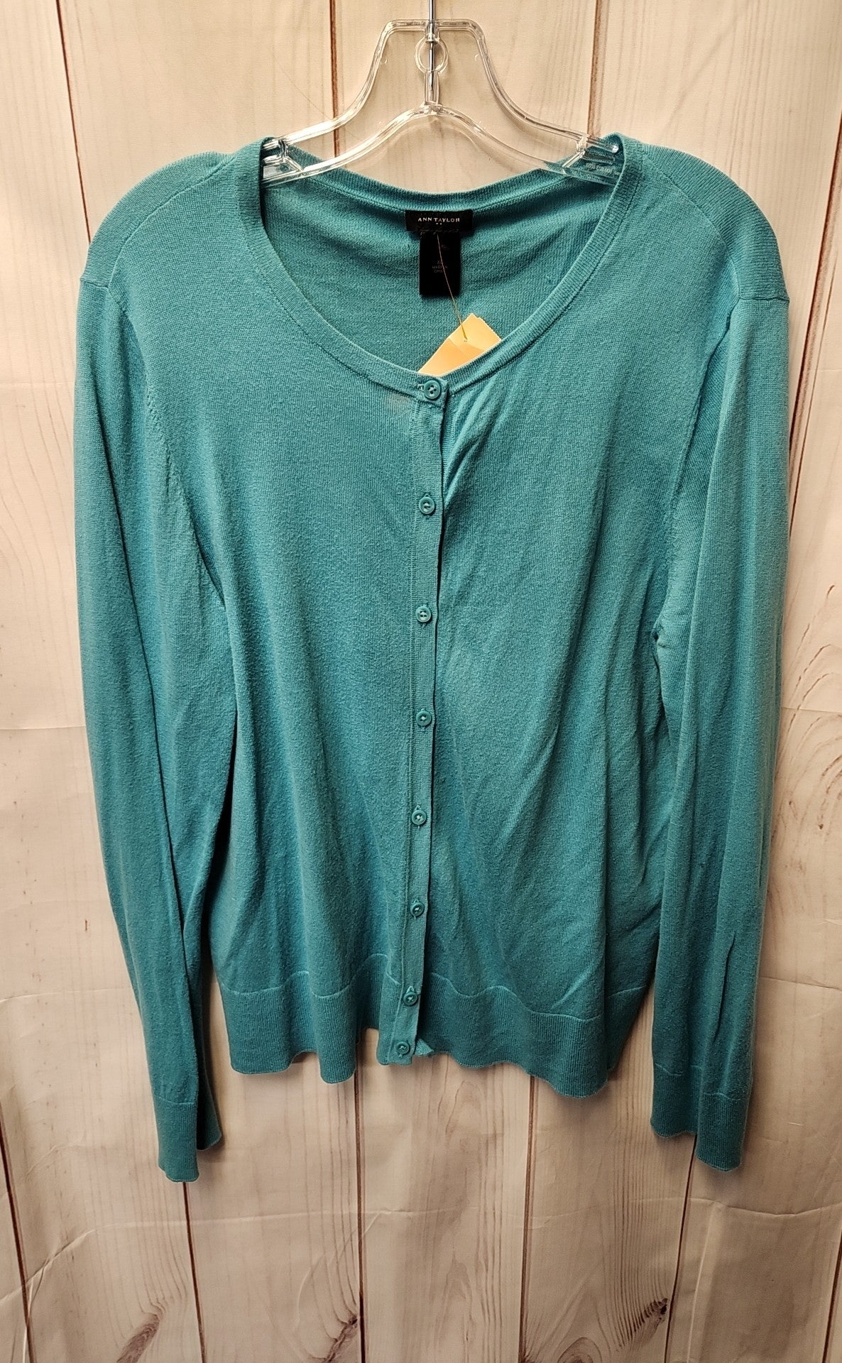 Ann Taylor Women's Size XL Teal Cardigan