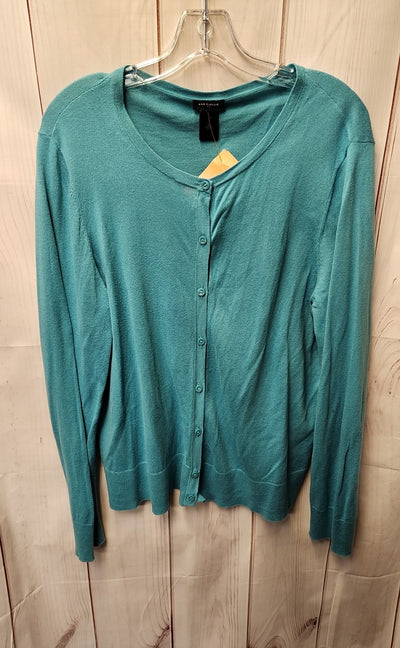 Ann Taylor Women's Size XL Teal Cardigan