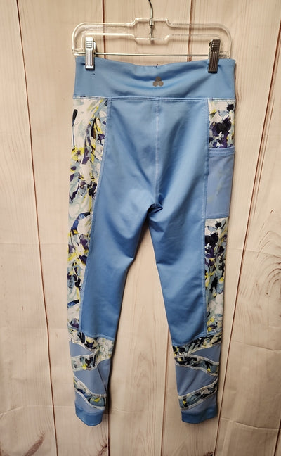 Tek Gear Girl's Size 10/12 Blue Leggings