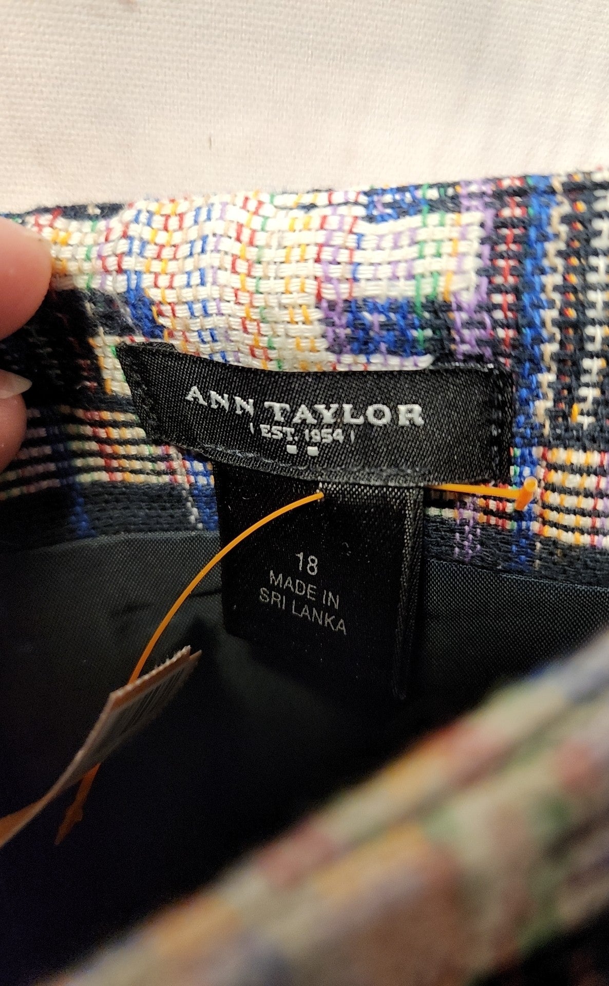 Ann Taylor Women's Size 18 Blue Skirt