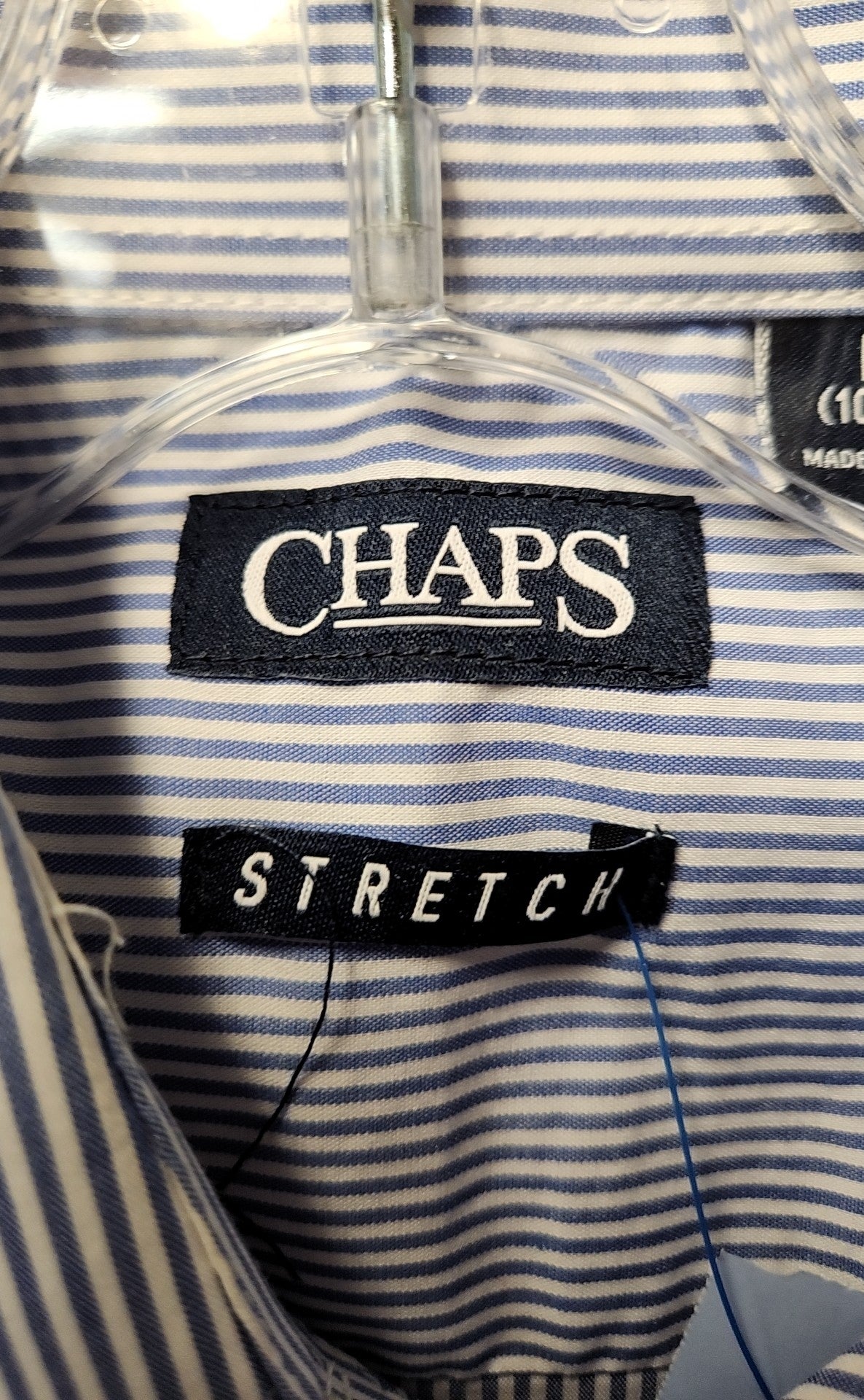 Chaps Boy's Size 10/12 Blue Shirt