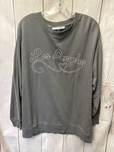 Seven7 Women's Size L Gray Sweatshirt