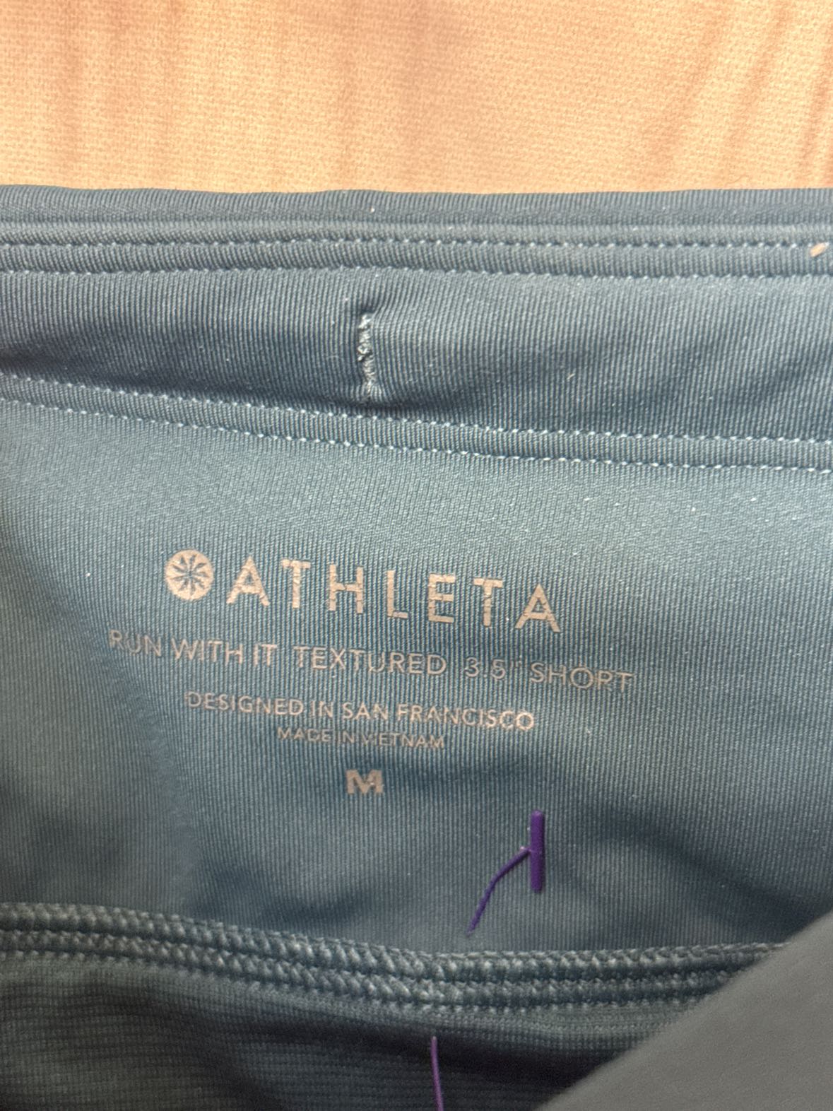 Athleta Women's Size M Teal Active Shorts