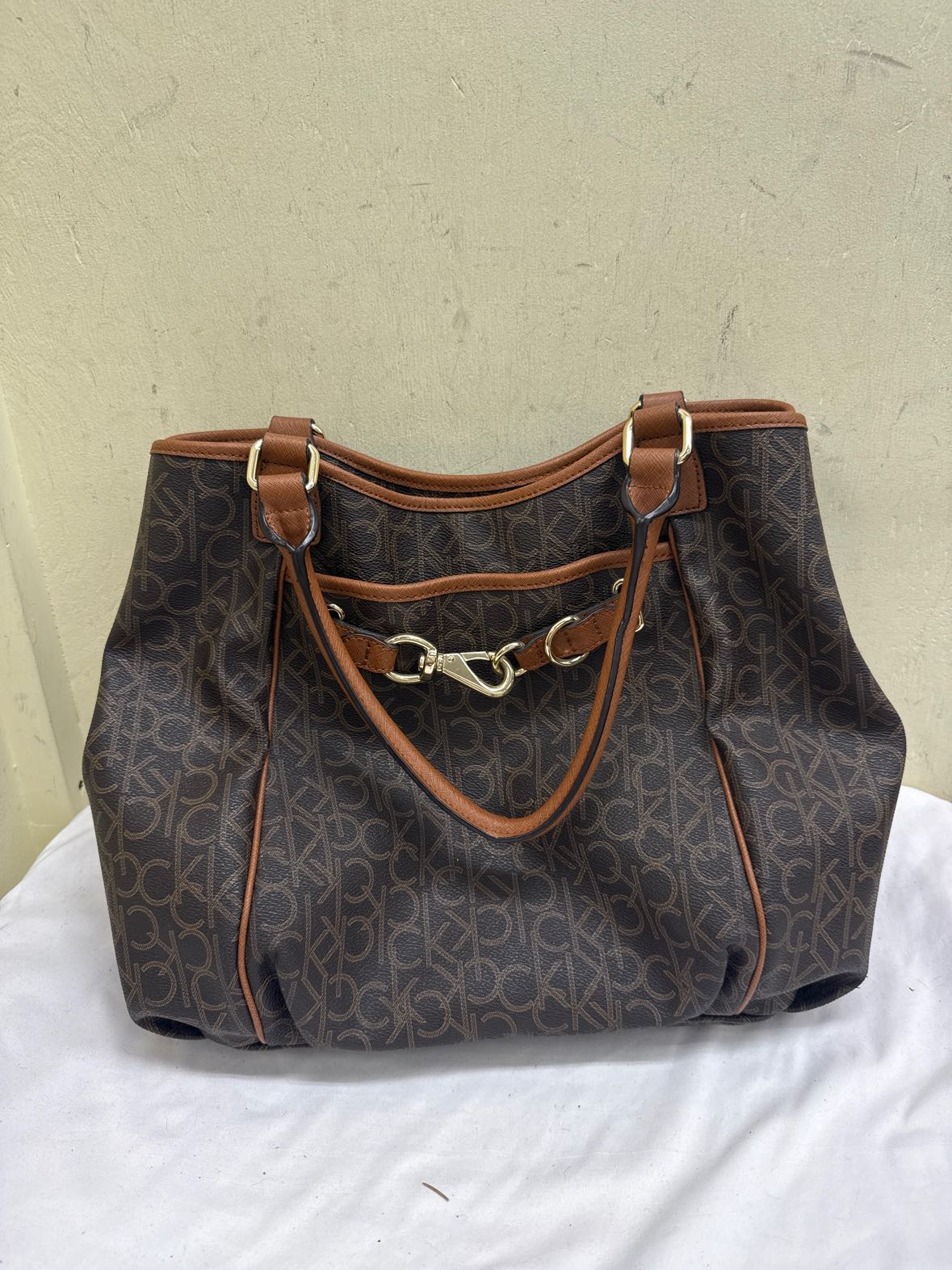 Calvin Klein Brown Purse Bag