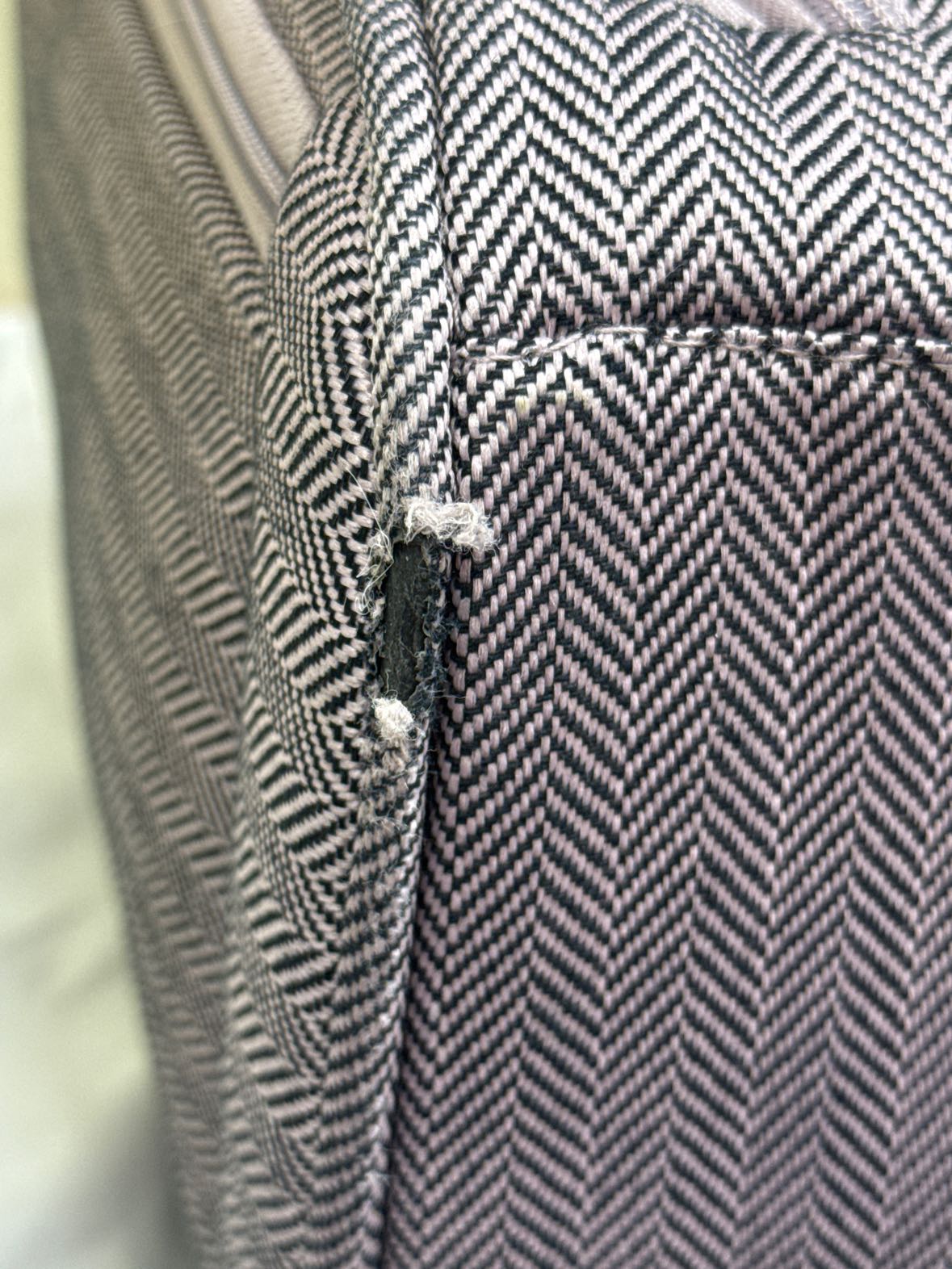 London Fog Purple Sheffield Soft Shell Carry On Luggage AS IS - wear on corners