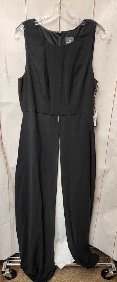 NWT Adrianna Papell Women's Size 16 Black & White Jumpsuit