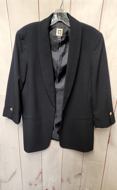 Anne Klein Women's Size M Navy Jacket