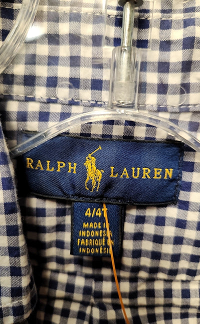 Ralph Lauren Boy's Size 4 Blue Shirt