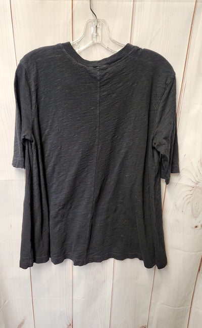 Wilt Women's Size S Black Short Sleeve Top