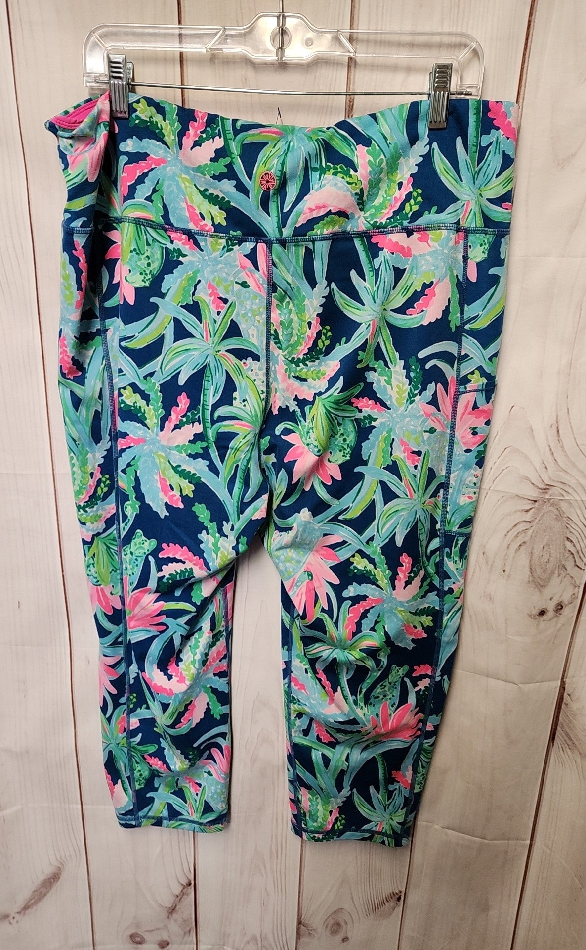 Lilly Pulitzer Women's Size XXL Blue & Green Leggings