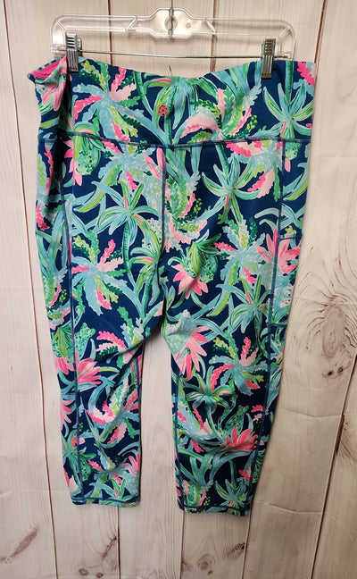 Lilly Pulitzer Women's Size XXL Blue & Green Leggings