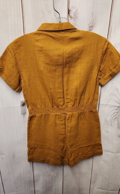NWT Old Navy Girl's Size XS 5 Mustard Romper