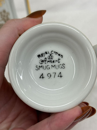 2PCS Arnart Smug Mugs Royal Crown Greek Classic Mugs