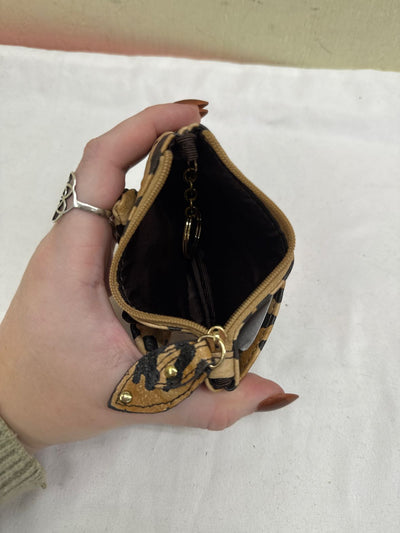 Jessica Simpson Brown Leopard Print Change Purse