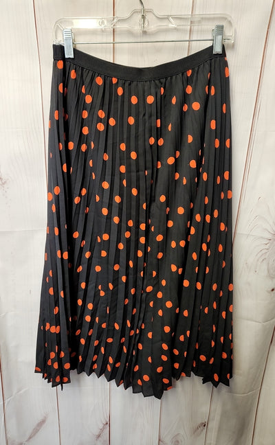 On 34th Women's Size M Black & Red Polka Dot Skirt