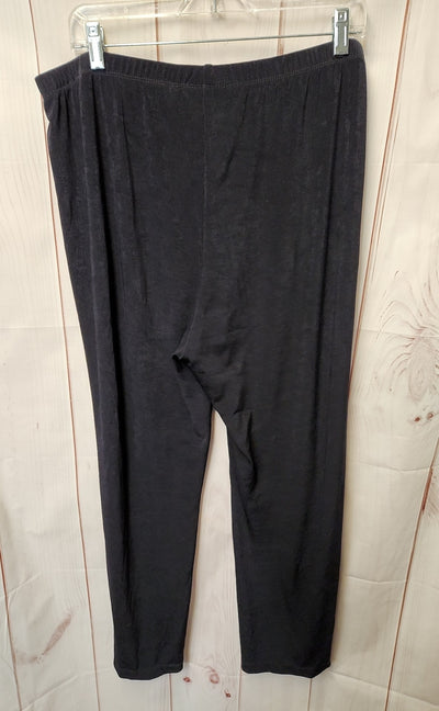 Chico's Women's Size 3 = US XL Black Pants