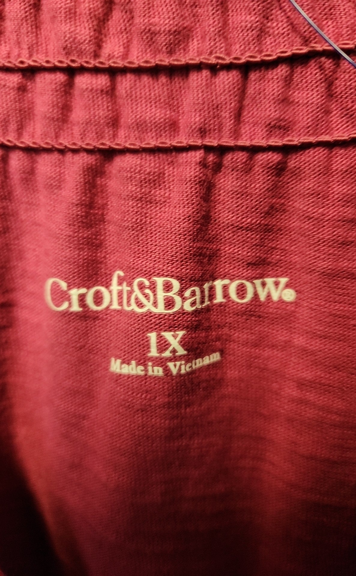 Croft & Barrow Women's Size 1X Pink Sleeveless Top