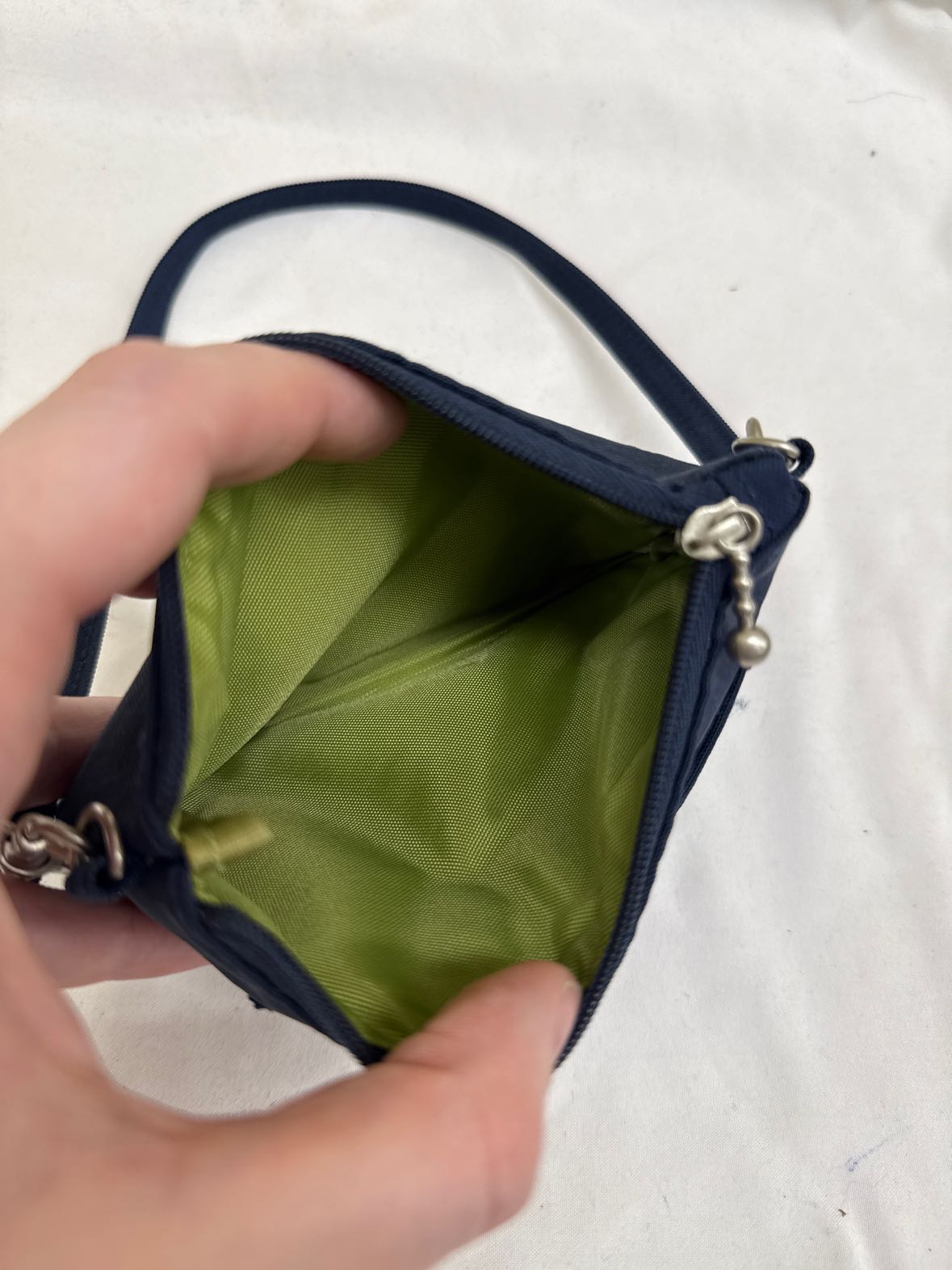 Navy Wristlet