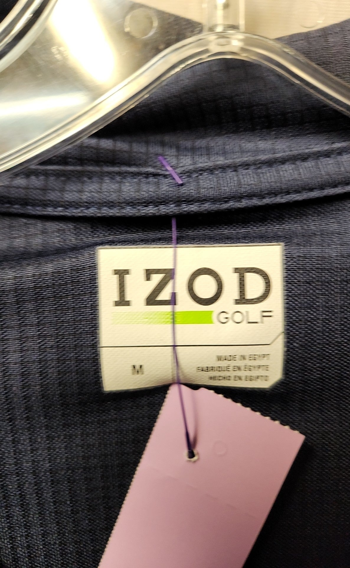 Izod Men's Size M Navy Shirt