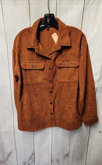 Velvet Heart Women's Size M Brown Corduroy Jacket