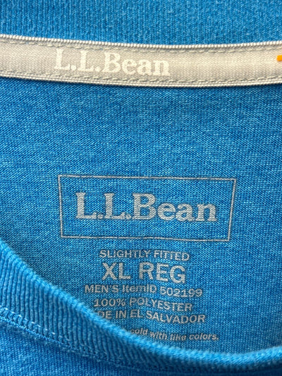 LL Bean Men's Size XL Blue Shirt