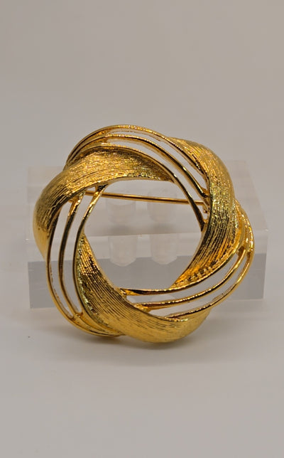 Gold Brooch Pin
