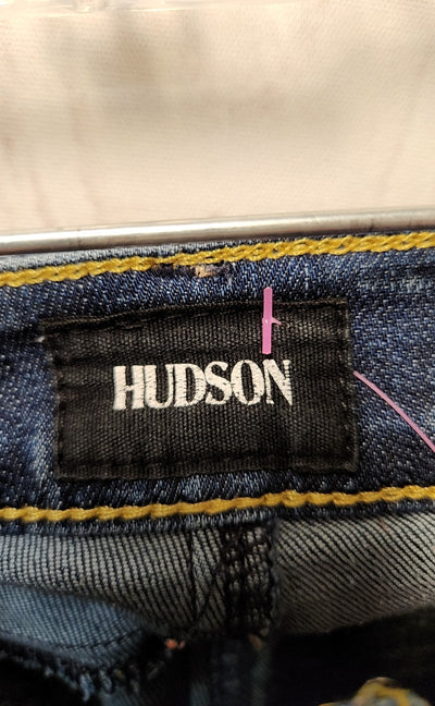 Hudson Women's Size 27 (3-4) Blue Jeans Bacara Crop Straight Cuffed