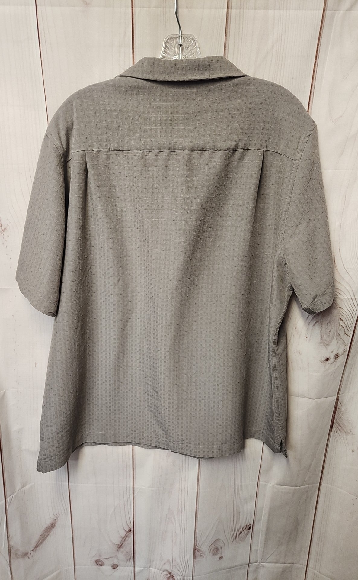 Via Europa Men's Size L Gray Shirt