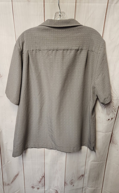 Via Europa Men's Size L Gray Shirt