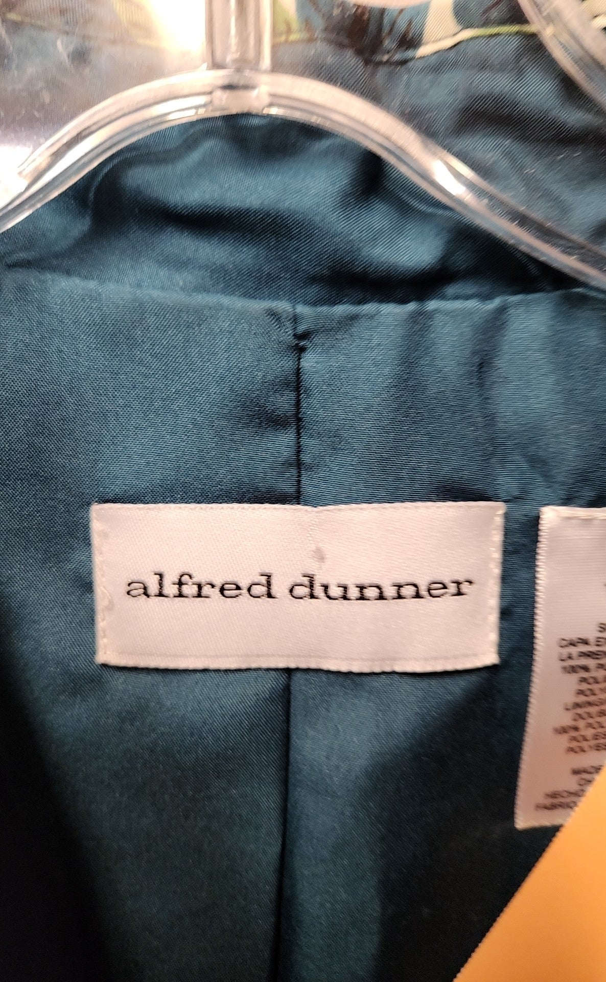 Alfred Dunner Women's Size 16 Green Jacket
