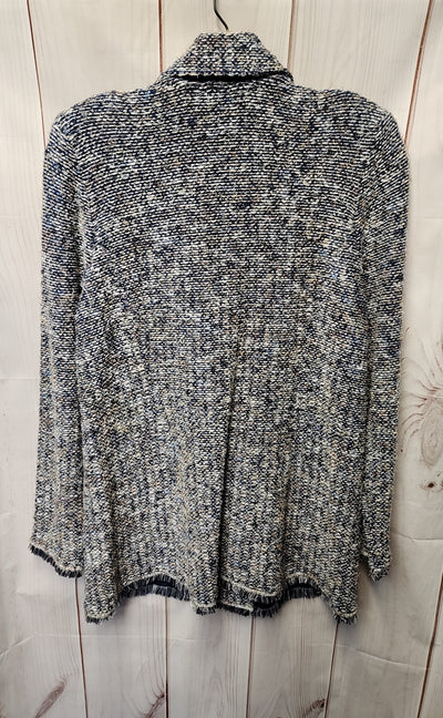 Chico's Women's Size 1 = US M Blue Cardigan