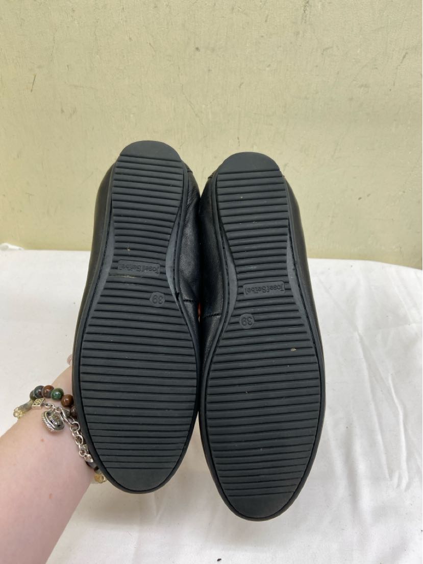 Josef Seibel Women's Size 39 = 8-1/2 Black Flats