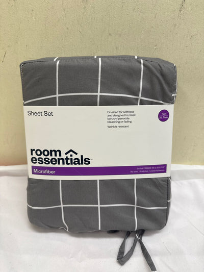 NWT Bedroom Essentials Twin/XL Gray Sheets