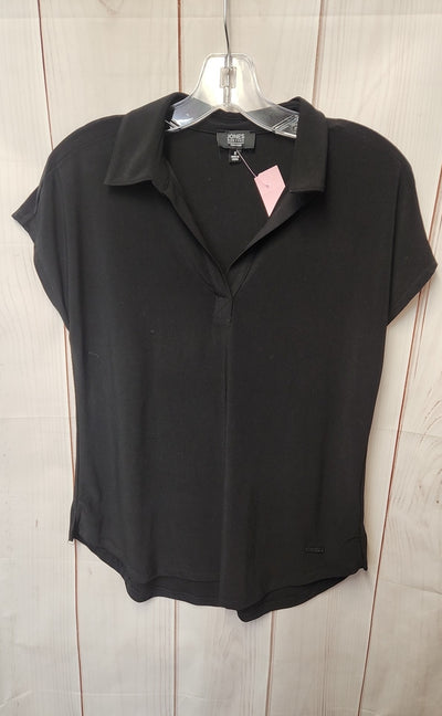 Jones New York Women's Size S Black Short Sleeve Top
