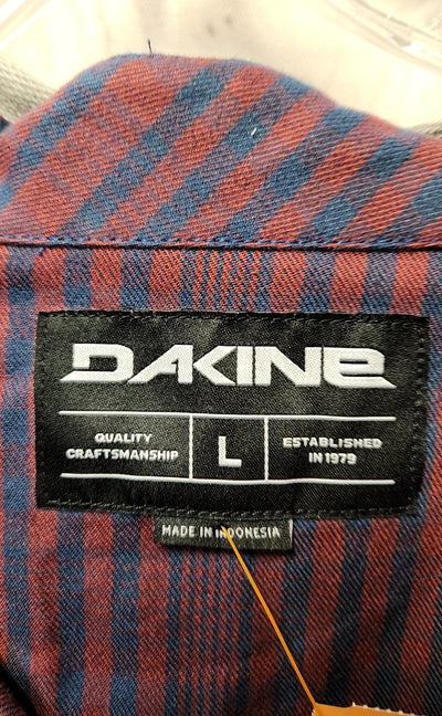 NWT Dakine Men's Size L Red & Blue Shirt