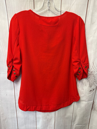 41 Hawthorn Women's Size M Red 3/4 Sleeve Top