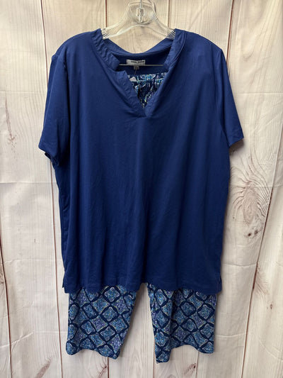 Anne Klein Women's Size L Blue Pajamas