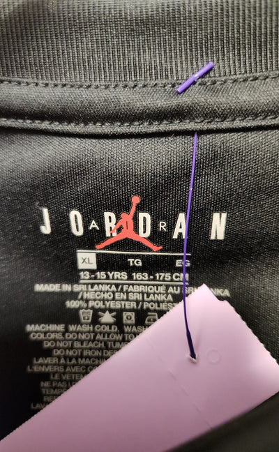 Air Jordan Boy's Size 14 Black Shirt