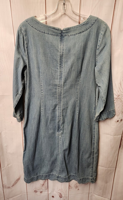 NWT Talbots Women's Size 6 Blue Dress