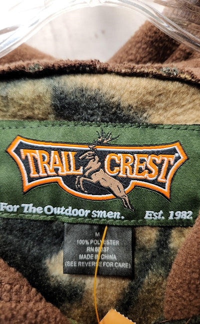 Trail Crest Men's Size M Brown Camoflauge Jacket